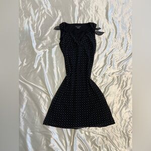 Vintage Y2K Black Polka Dot Midi Dress – Faith + Passion